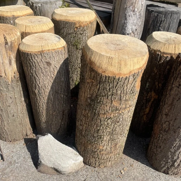 Masivní špalek na štípaní 